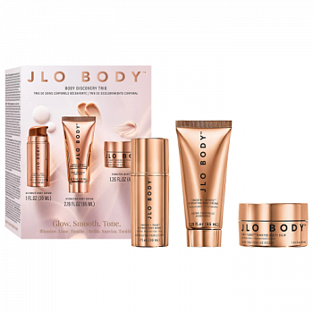 JLO BEAUTY Body Discovery Trio with AHAs + Caffeine купить в Beauty Storage. Быстрая доставка по России и СНГ.