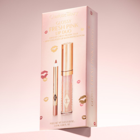 CHARLOTTE TILBURY Glossy Lip Duo Fresh Pink купить в Beauty Storage. Быстрая доставка по России и СНГ.