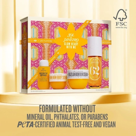 SOL DE JANEIRO Glow Ready with Me Bum Bum Body Routine Set купить в Beauty Storage. Быстрая доставка по России и СНГ.