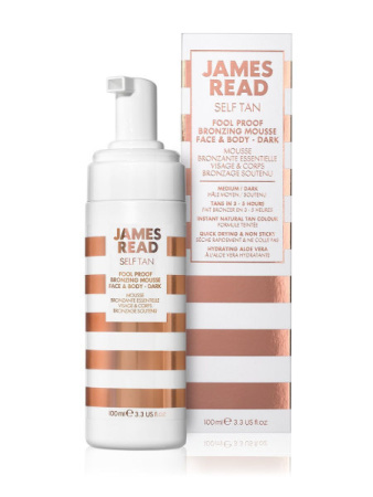 JAMES READ Fool Proof Bronzing Mousse Face & Body Dark