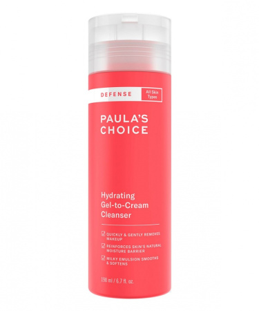PAULA'S CHOICE Defense Hydrating Gel-to-Cream Cleanser купить в Beauty Storage. Быстрая доставка по России и СНГ.