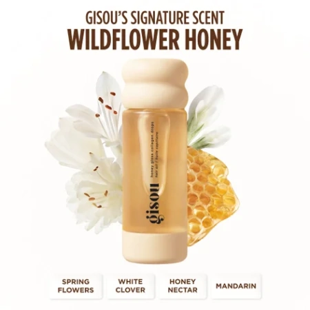 Купить GISOU Honey Gloss Collagen Drops Hair Oil на Beautystorage.ru. Быстрая доставка по России и СНГ.