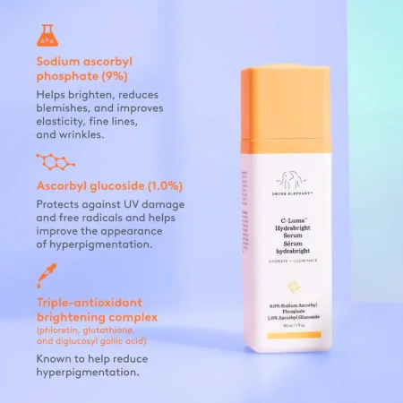 DRUNK ELEPHANT C-Luma Hydrabright Gentle Hydrating Vitamin C Serum купить в Beauty Storage. Быстрая доставка по России и СНГ.
