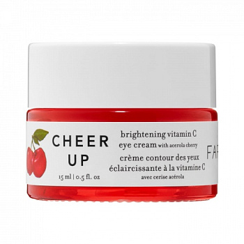 FARMACY Cheer Up Brightening Vitamin C Eye Cream with Acerola Cherry купить в Beauty Storage. Быстрая доставка по России и СНГ.
