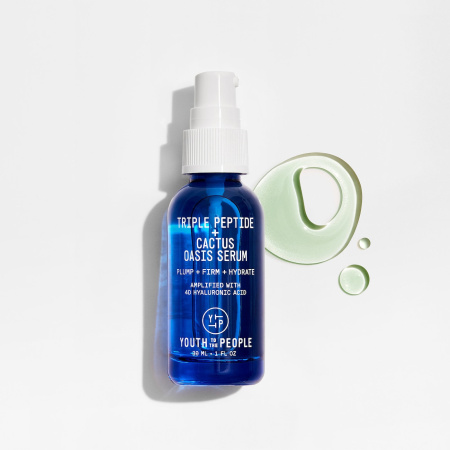 YOUTH TO THE PEOPLE Triple Peptide + Cactus Hydrating + Firming Oasis Serum купить в Beauty Storage. Быстрая доставка по России и СНГ.
