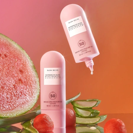 GLOW RECIPE Watermelon Glow Niacinamide Sunscreen SPF 50 купить в Beauty Storage. Быстрая доставка по России и СНГ.
