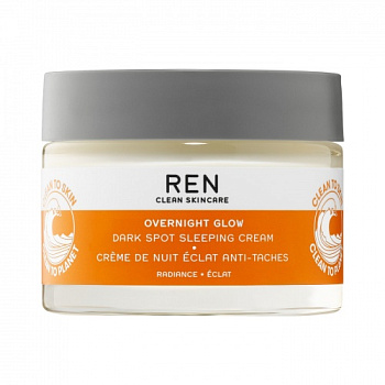 REN Clean Skincare Overnight Glow Dark Spot Sleeping Cream купить в Beauty Storage. Быстрая доставка по России и СНГ.