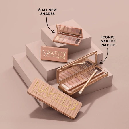 URBAN DECAY Mini Naked3 Eyeshadow Palette купить в Beauty Storage. Быстрая доставка по России и СНГ.
