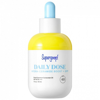 SUPERGOOP! Daily Dose Hydra-Ceramide Boost + SPF 40 Sunscreen Oil PA+++ купить в Beauty Storage. Быстрая доставка по России и СНГ.
