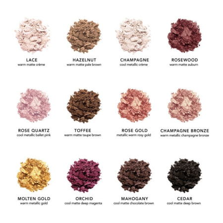 JOUER Rose Gold Matte & Shimmer Palette