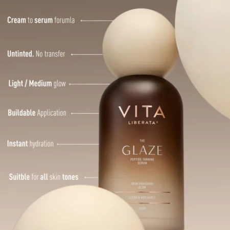 Купить VITA LIBERATA The Glaze Peptide Tanning Serum на Beautystorage.ru. Быстрая доставка по России и СНГ.