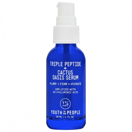 YOUTH TO THE PEOPLE Triple Peptide + Cactus Hydrating + Firming Oasis Serum купить в Beauty Storage. Быстрая доставка по России и СНГ.
