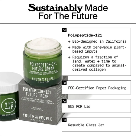 YOUTH TO THE PEOPLE Polypeptide-121 Future Cream with Peptides and Ceramides купить в Beaut