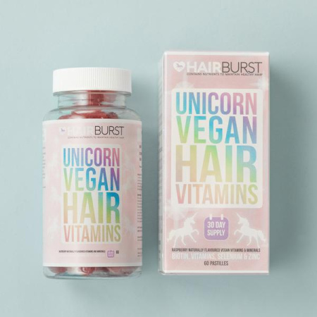 HAIRBURST Unicorn Vegan Hair Vitamins купить в Beauty Storage. Быстрая доставка по России и СНГ.