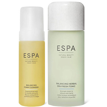 ESPA Balancing Cleanse and Tone Duo купить в Beauty Storage. Быстрая доставка по России и СНГ.

