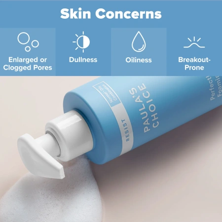 PAULA'S CHOICE RESIST Perfectly Balanced Foaming Cleanser купить в Beauty Storage. Быстрая доставка по России и СНГ.
