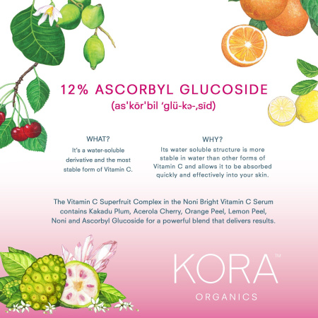 KORA ORGANICS Noni Bright Vitamin C Serum