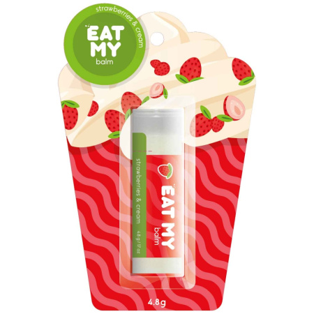 EAT MY Balm Strawberries & Cream купить в Beauty Storage. Быстрая доставка по России и СНГ.