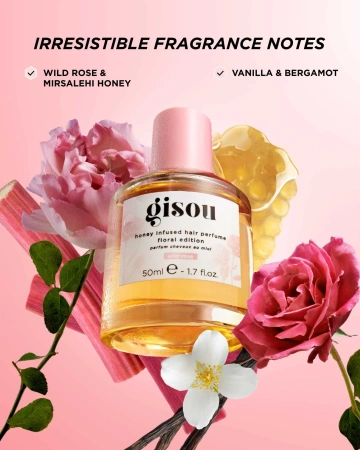 GISOU Honey Infused Hair Perfume - Wild Rose купить в Beauty Storage. Быстрая доставка по России и СНГ.
