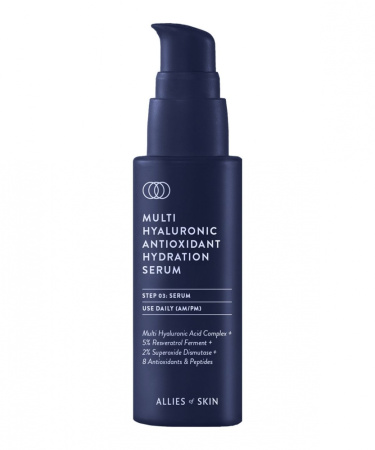 ALLIES OF SKIN Multi Hyaluronic Antioxidant Hydration Serum (30ml)
