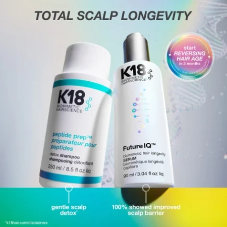 Купить K18 BIOMIMETIC HAIRSCIENCE FutureIQ Biomimetic Hair Longevity Serum на Beautystorage.ru. Быстрая доставка по России и СНГ.