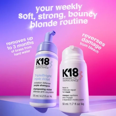 Купить K18 BIOMIMETIC HAIRSCIENCE TripleBright Oxidation Defense Purple Shampoo на Beautystorage.ru. Быстрая доставка по России и СНГ.

