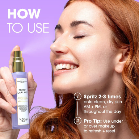 SUNDAY RILEY Detox Darling Microbiome Balancing Toner + Essence купить в Beauty Storage. Быстрая доставка по России и СНГ.
