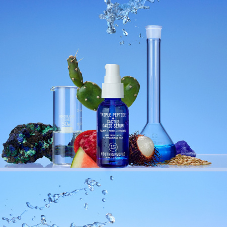 YOUTH TO THE PEOPLE Triple Peptide + Cactus Hydrating + Firming Oasis Serum купить в Beauty Storage. Быстрая доставка по России и СНГ.
