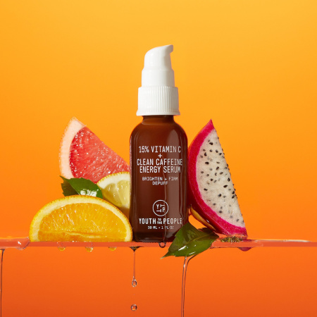 YOUTH TO THE PEOPLE 15% Vitamin C + Clean Caffeine Energy Serum купить в Beauty Storage. Быстрая доставка по России и СНГ.
