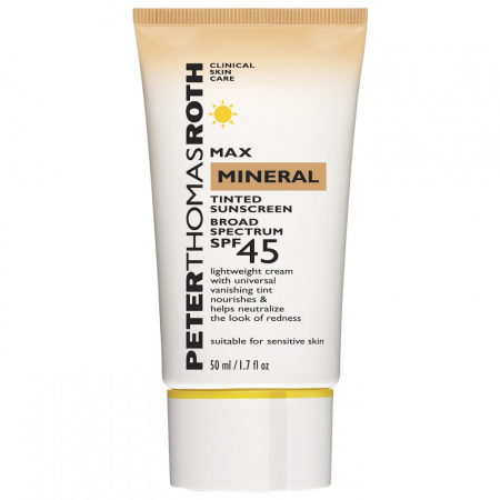 PETER THOMAS ROTH Max Mineral Tinted Sunscreen Broad Spectrum SPF 45 купить в Beauty Storage. Быстрая доставка по России и СНГ.
