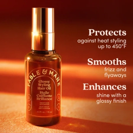 Купить FABLE & MANE Glossy Styling Hair Oil на Beautystorage.ru. Быстрая доставка по России и СНГ.
